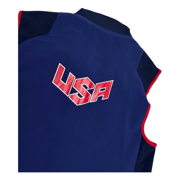 NIKE TEAM USA Olympics Windbreaker Shell Sports Running Vest Mens Medium - Picture 5 of 6
